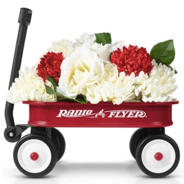 Jucarie - carucior Radio Flyer Little Rosu Wagon 3+ ani - Img 4
