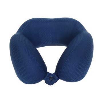 Pernă de gât memory foam pentru călătorie Diplomat, Bleumarin