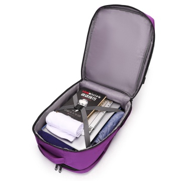 Rucsac Avion Aventor 40x30x20 cm Wizz Air/Ryanair, Poliester, 24 L, Mâner tip Geantă, AV202, Mov - Img 2
