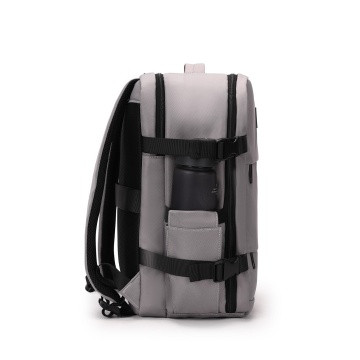 Rucsac Avion Aventor 40x30x20 cm Wizz Air/Ryanair, Poliester, 24 L, Mâner tip Geantă, AV202, Gri - Img 11
