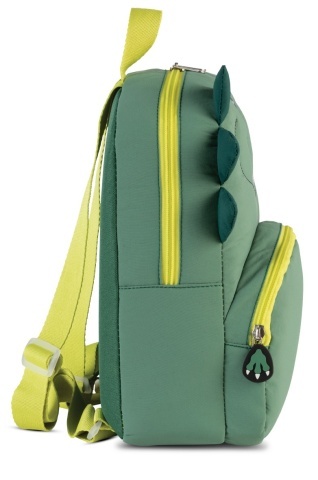 Rucsac copii Fabrizio Dino F20692, 24x30x10 cm, nylon, verde - Img 7