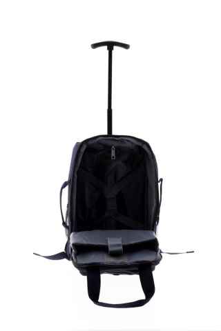 Rucsac cu role 40x25x20 cm, Wizz Air/Ryanair, PVC impermeabil, Gladiator Polar, MG 3958, 14", Bleumarin - Img 2