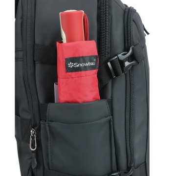 Rucsac de Călătorie Extensibil Snowball 48x34x17 cm, Laptop 16”, Poliester Impermeabil, Negru - Img 6