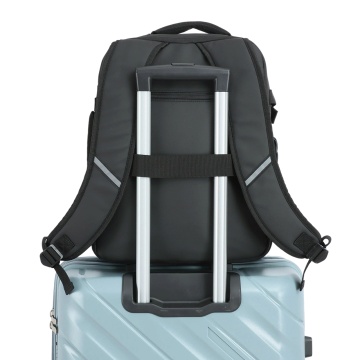 Rucsac de Călătorie Extensibil Snowball 48x34x17 cm, Laptop 16”, Poliester Impermeabil, Negru - Img 5