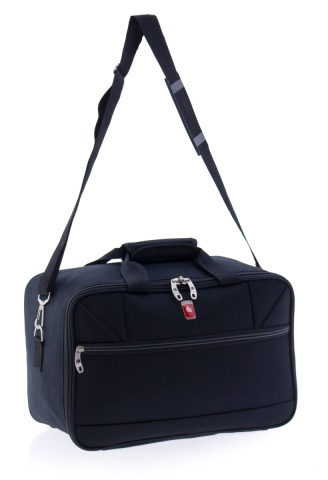 Rucsac de calatorie, tip geanta, pentru Wizz Air/Ryanair, Gladiator, Metro, MG 2128 - 40 cm Negru - Img 9