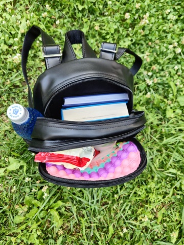 Rucsac Joy Pop It piele ecologica P11, 31 x 24 x 12 cm, Ocean - Img 2