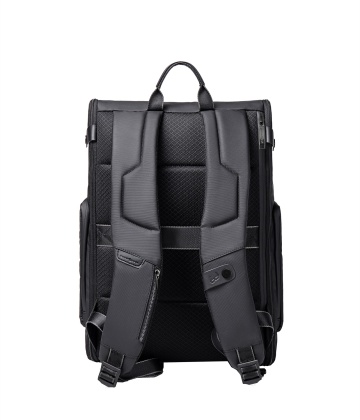 Rucsac laptop 17" Snowball SW22102, poliester impermeabil, buzunar termoizolant, negru - Img 9