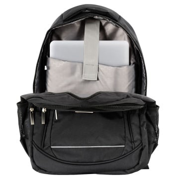 Rucsac laptop 17" Snowball SW32747, poliester 900D, negru - Img 2