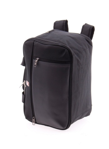 Rucsac tip geanta 40x25x20 cm, bagaj cabina Wizz Air si Ryanair, Gladiator Arctic MG 3728, Negru - Img 9