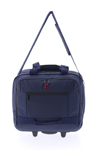 Servieta cu role Gladiator Polar, comp. laptop 14", poliester impermeabil, MG 3948, bleumarin - Img 6