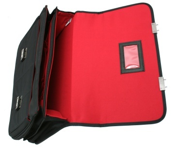 Servieta Laptop Davidts Monte Carlo 17", Nylon 1680D, Negru - Img 2
