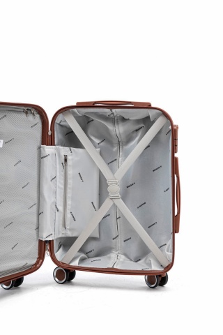 Set Trolere Aventor, ABS, Cifru, 4 Roți Duble 360°, AV107, 3 Piese, Albastru - Img 10