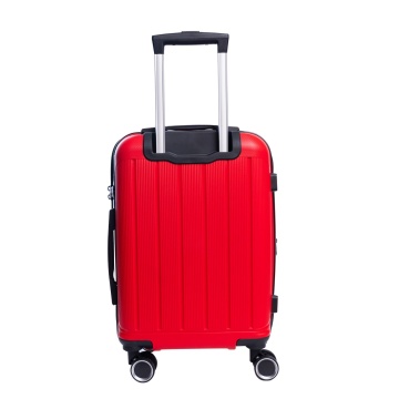 Set trolere extensibile Aventor AV101, 1 bagaj de cabina si 2 de cala, +20% capacitate, fermoar antifurt, polipropilena, cifru TSA, rosu - Img 11