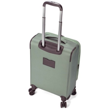 Set trolere extensibile Benzi BZ 5826, poliester, 1 bagaj de cabina si 2 de cala, 4 roti duble la 360°, negru - Img 5