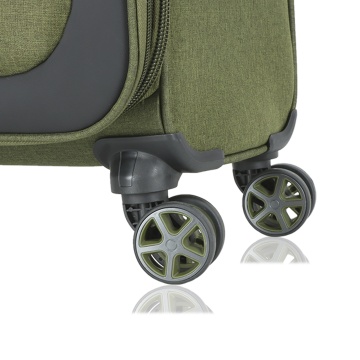 Set Trolere Extensibile Lee Cooper, Poliester, 4 Roti duble, Cifru, LC33503, Kaki - Img 17