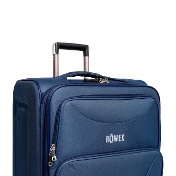 Set trolere Extensibile Rowex Prime, Poliester, 4 Roti duble, Cifru, Bleumarin - Img 4