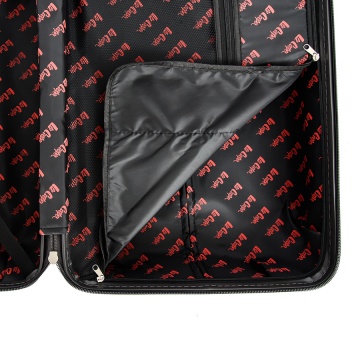 Set Trolere Lee Cooper London, ABS, 4 Roti Duble, Cifru, 3 Piese, Antracit - Img 5