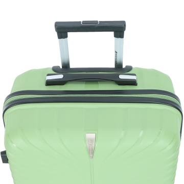 Set trolere Madisson, 1 bagaj de cabină si 2 de cală, polipropilenă, 4 roți duble, cifru, SW62103, auriu - Img 6