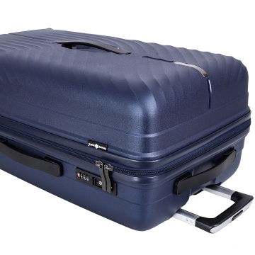 Set trolere Snowball SW47203, polipropilena, fermoar antifurt, cifru TSA, 4 roti duble, 3 piese, bleumarin - Img 11