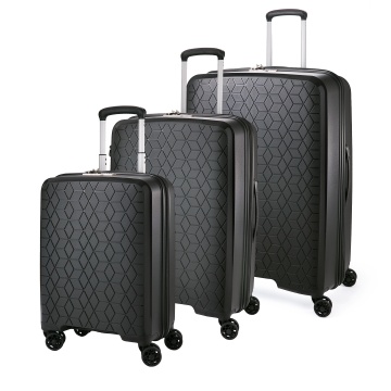 Set Trolere Verage Diamond, Extensibile, Captuseala Antibacteriana, Polipropilena, Cifru TSA, 3 Piese, Negru