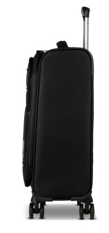 Set trolere Worldpack Bern F10508, 1 bagaj de cabina si 2 de cala, poliester, cifru TSA, 4 roti duble, negru - Img 6