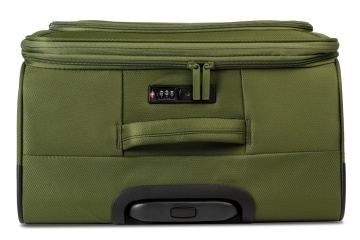 Set trolere Worldpack Bern F10508, 1 bagaj de cabina si 2 de cala, poliester, cifru TSA, 4 roti duble, verde olive - Img 8