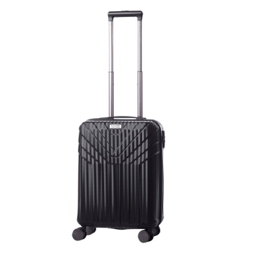 Troler Cabina ABS 4 Roti Duble Ella Icon Arrow 1155-55 cm Negru