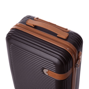 Troler Cabina ABS 4 Roti Duble ELLA ICON STYLE 1159-55 cm Maro - Img 4