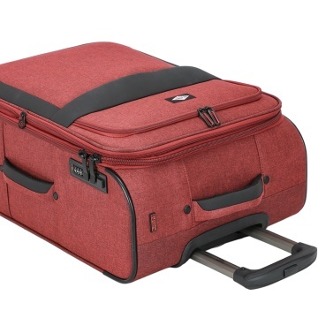 Troler Cabină Extensibil 55x35x20 cm Lee Cooper, Poliester, 4 Roti Duble, LC33503, Grena - Img 22