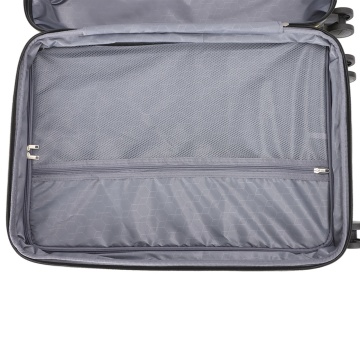 Troler Cabină Extensibil 55x36x22 cm Madisson, Fermoar Antifurt, Policarbonat, SW65203, Negru/Galben - Img 7