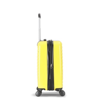 Troler Cabină Extensibil 55x36x22 cm Madisson, Fermoar Antifurt, Policarbonat, SW65203, Negru/Galben - Img 17