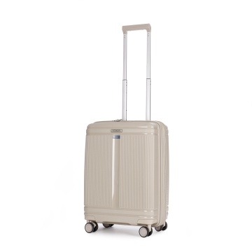 Troler Cabina extensibil Stratic S Straw T, 55x39x23 cm, Bej