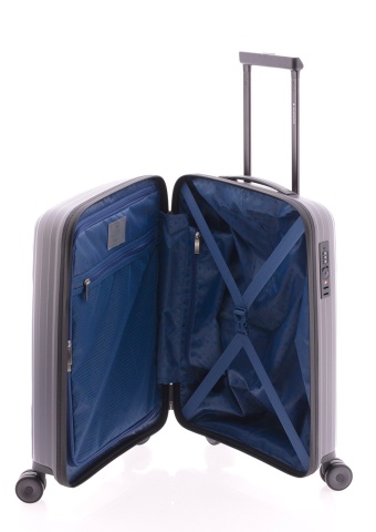 Troler Cabina Polipropilena 4 Roti Duble Cifru TSA Gladiator Ocean MG 4210 - 55 cm Antracit - Img 3