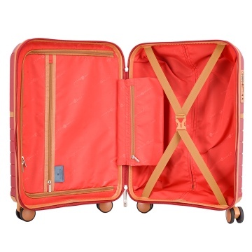 Troler Cabina Polipropilena, Fermoar Antifurt, Cifru TSA, Snowball, SW49403, 55.5 cm, Rosu - Img 2