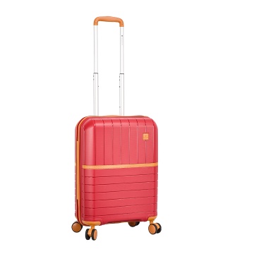 Troler Cabina Polipropilena, Fermoar Antifurt, Cifru TSA, Snowball, SW49403, 55.5 cm, Rosu - Img 12