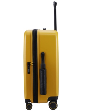 Troler Cabina Verage Freeland, Captuseala Antibacteriana, Extensibil, PC/ABS, Cifru TSA, 55 cm, Verde - Img 5