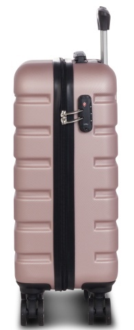 Troler Cabina, Worldpack, Phoenix, ABS, 4 Roti Duble, F10439 - 56 cm, Rose - Img 6