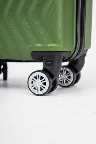 Troler Cabină XS Aventor, 40×30×20 cm, Roți Detașabile, ABS, 23 L, AV104, Verde - Img 3