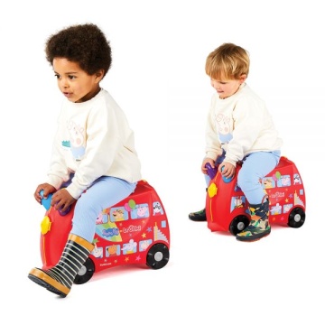 Troler copii Trunki Pepa Pig - 46 cm Rosu - Img 19