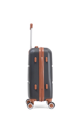 Troler de Cabină Aventor, 55x35x20 cm, ABS, Cifru, 4 roți duble 360°, 32 L, AV107, Negru - Img 15