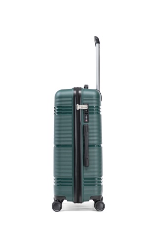 Troler de Cabină Aventor, 55x40x22 cm, Polipropilenă, Cifru TSA, 4 Roți Duble 360°, AV108, Verde - Img 11