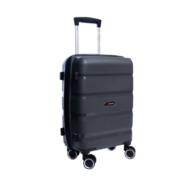 Troler de cabina Aventor AV102, 53x33x22 cm, bagaj de mana, polipropilena, cifru TSA, 4 roti duble 360°, antracit - Img 12