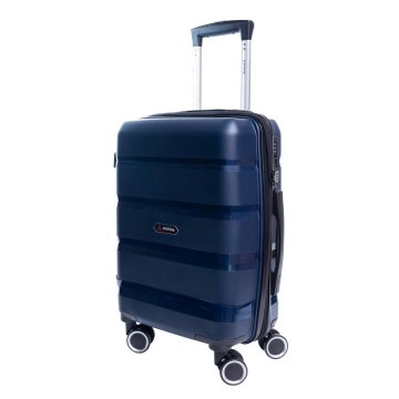 Troler de cabina Aventor AV102, 53x33x22 cm, bagaj de mana, polipropilena, cifru TSA, 4 roti duble 360°, bleumarin - Img 8