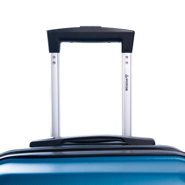 Troler de cabina extensibil Aventor AV101, 55x36x21.5 cm, bagaj de mana, polipropilena, +20% capacitate, fermoar antifurt, cifru TSA, turcoaz - Img 10