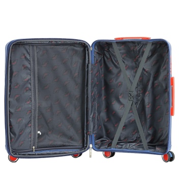 Troler de cabina extensibil Lee Cooper LC33403, 55x37x21 cm, +20% capacitate, bagaj de mana, 100% polipropilena, cifru, rose - Img 2