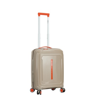 Troler de cabina extensibil Lee Cooper LC33403, 55x37x21 cm, +20% capacitate, bagaj de mana, 100% polipropilena, cifru, rose