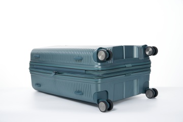 Troler de cabina extensibil Verage Rome, bagaj de mana, 55x38x20 cm, +20% capacitate, fermoar antifurt, polipropilena, cifru TSA, 4 roti 360°, verde - Img 4