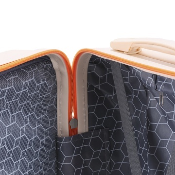 Troler de Cabină Madisson, 55x35x20 cm, ABS, Fermoar Antifurt, Cifru, 35 L, SW66802, Alb/Milky - Img 7