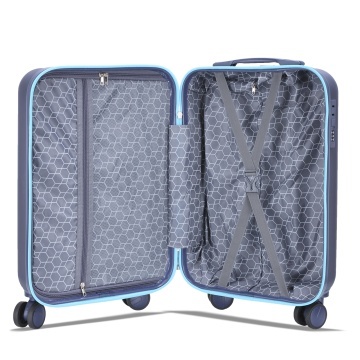 Troler de Cabină Madisson, 55x35x20 cm, ABS, Fermoar Antifurt, Cifru, 35 L, SW66802, Bleumarin - Img 2