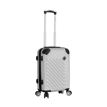 Troler de cabina Madisson SW44103, ABS, cifru, 4 roti duble, 35L, 55 cm, argintiu
